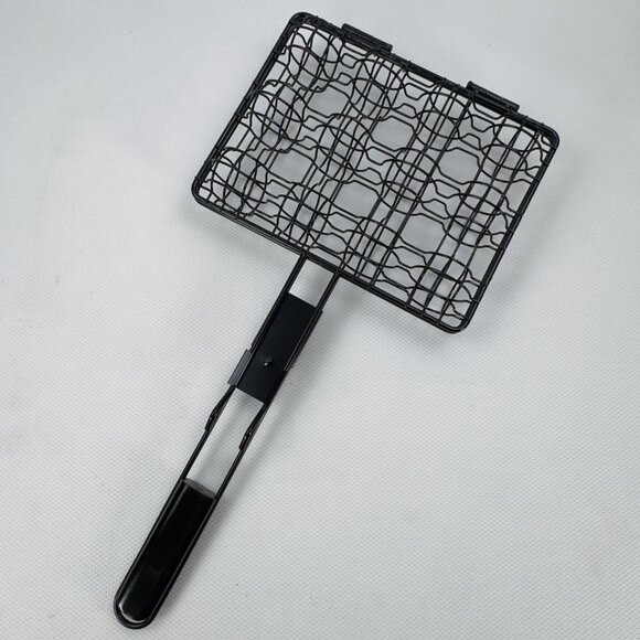 Metal Meatball Grilling Basket BBQ Basket Locking Handle Non-Stick Holds 12 Avon - Picture 1 of 15